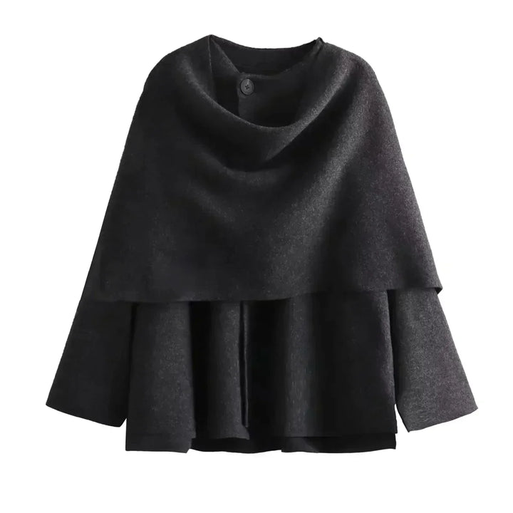 Luvik | Oversized jakke med skjerf - Behagelig og varm - Perfekt for vinteren
