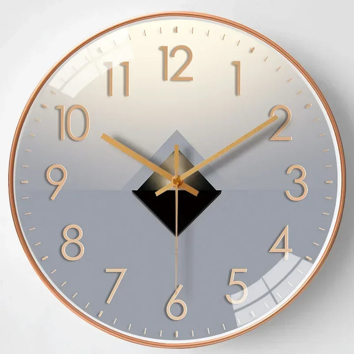 SilentTime - Digital veggklokke i klassisk stil - 8 tommers Luvikno