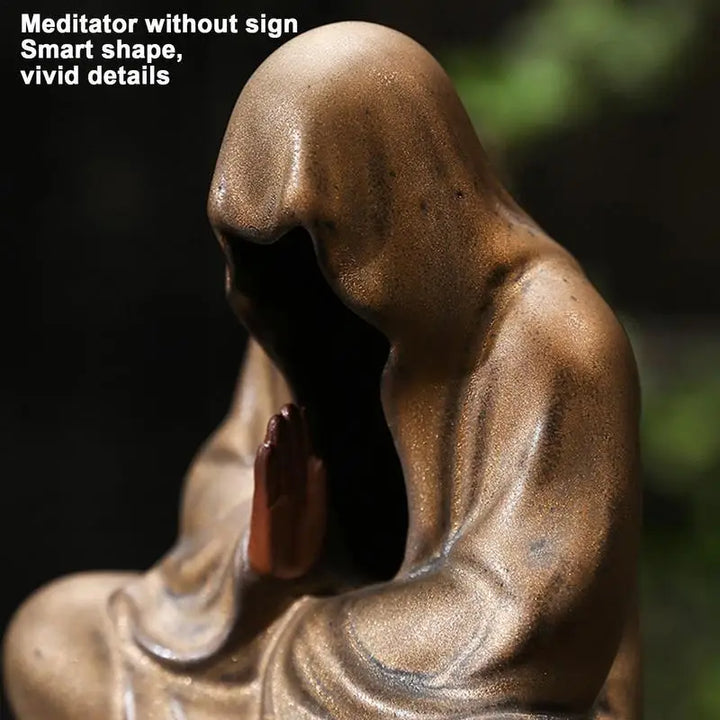 Meditativ Munk Røkelseholder