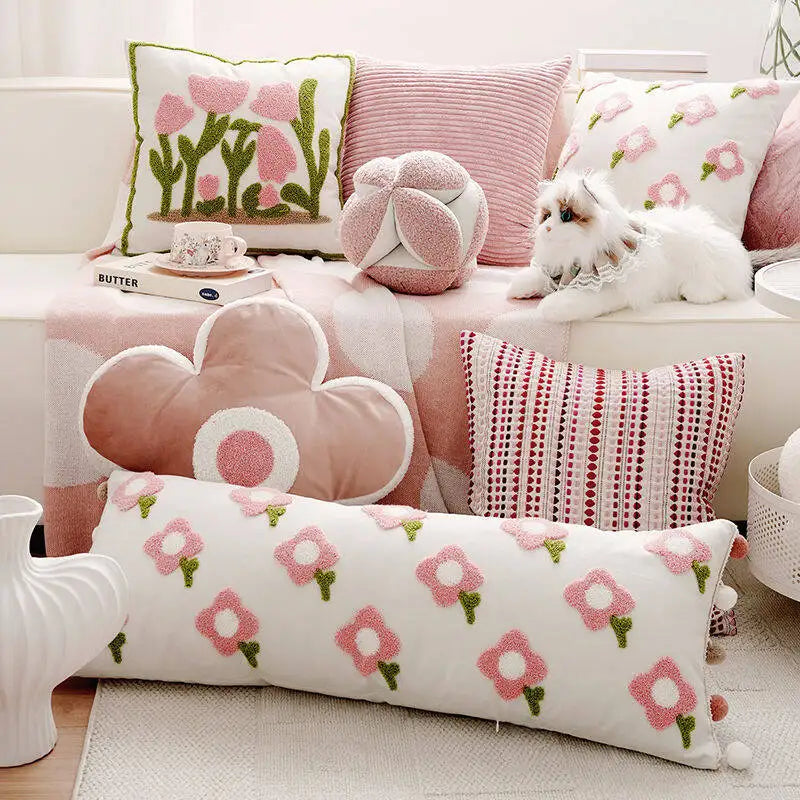 Pink Blossom Puffer Putetrekk | Luvikno