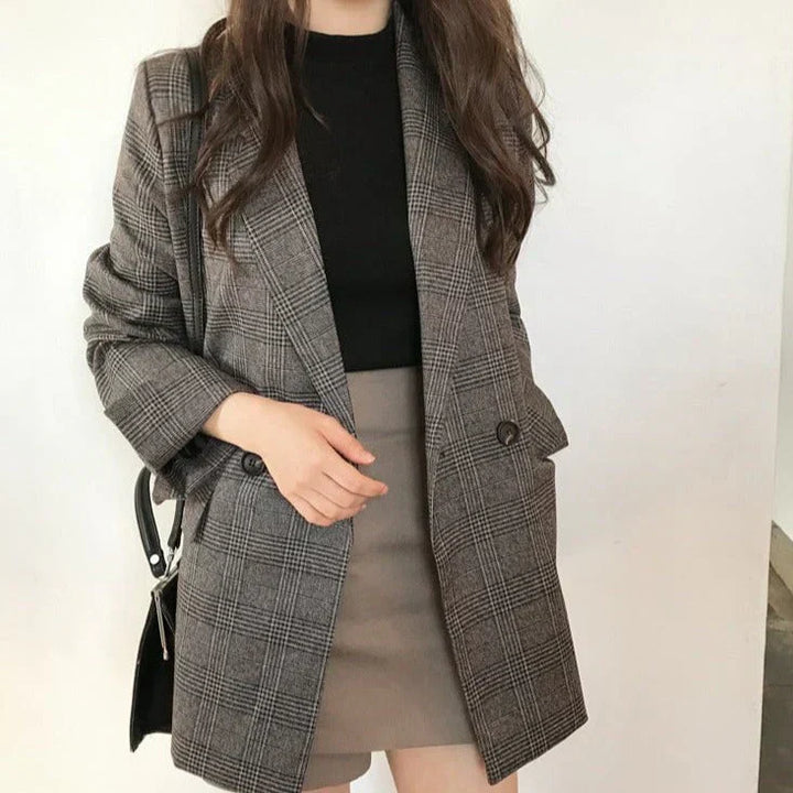 Luvik | Blazer med rutete jakke