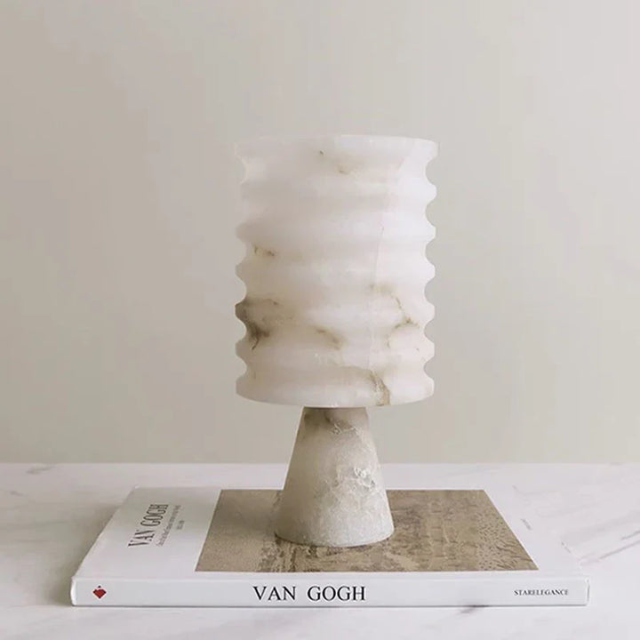 Hvit Onyx Blomster Vase Luvikno