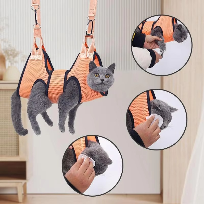 Pet Grooming Hammock - Safe and stress-free nail trimming Luvikno