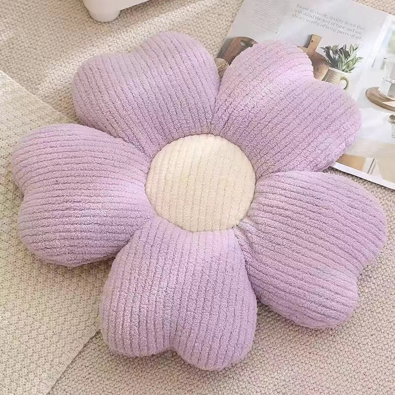 Fluffy Clover Flower Cushion | Luvikno