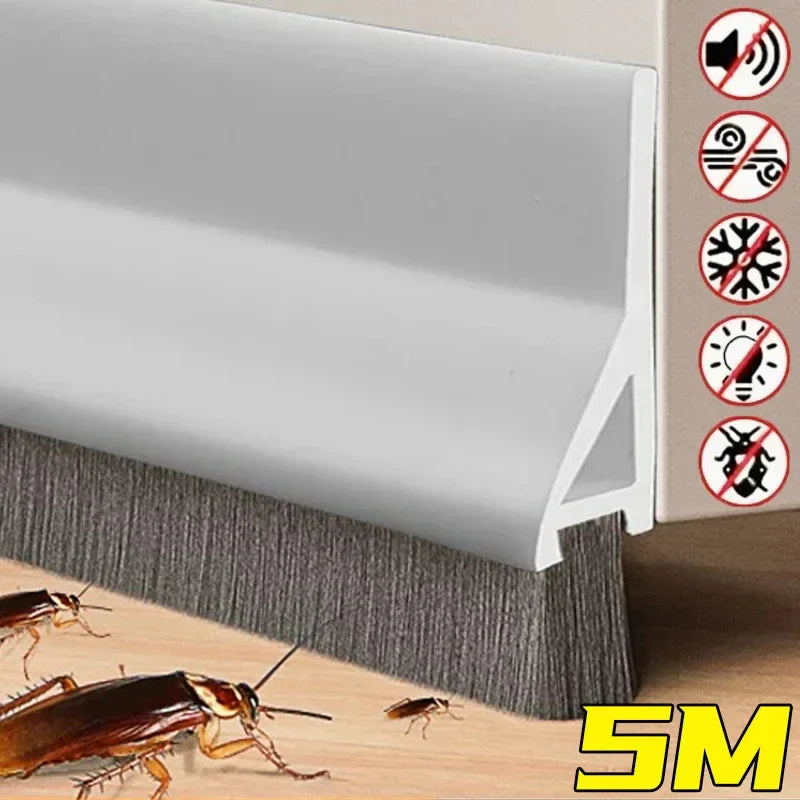 Luvikno | Dørforsegling FlexGuard | Varmeresistent & Slitasje-resistent | For Dører & Vinduer | I 4 Farger