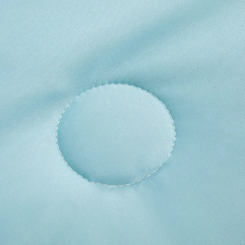 Air Condition Sommer Komforter — Ren Farge Is Silke Kjøleteppe, Lett & Glatt Twin/King Størrelse Quilt | Luvikno