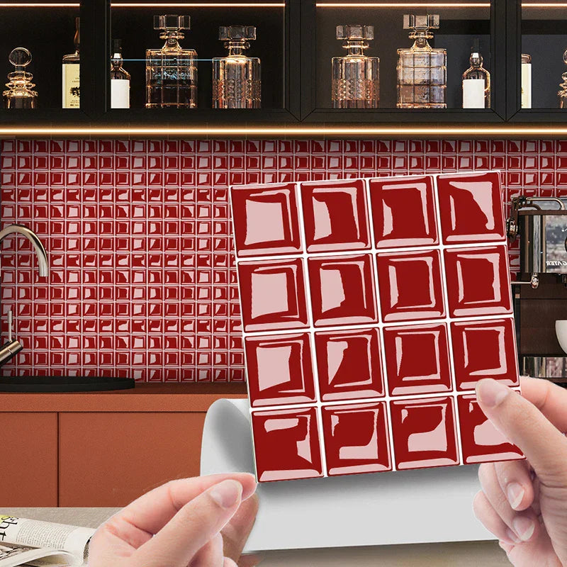 DecoMosaic 3D Mosaikkveggflisetiketter Luvikno