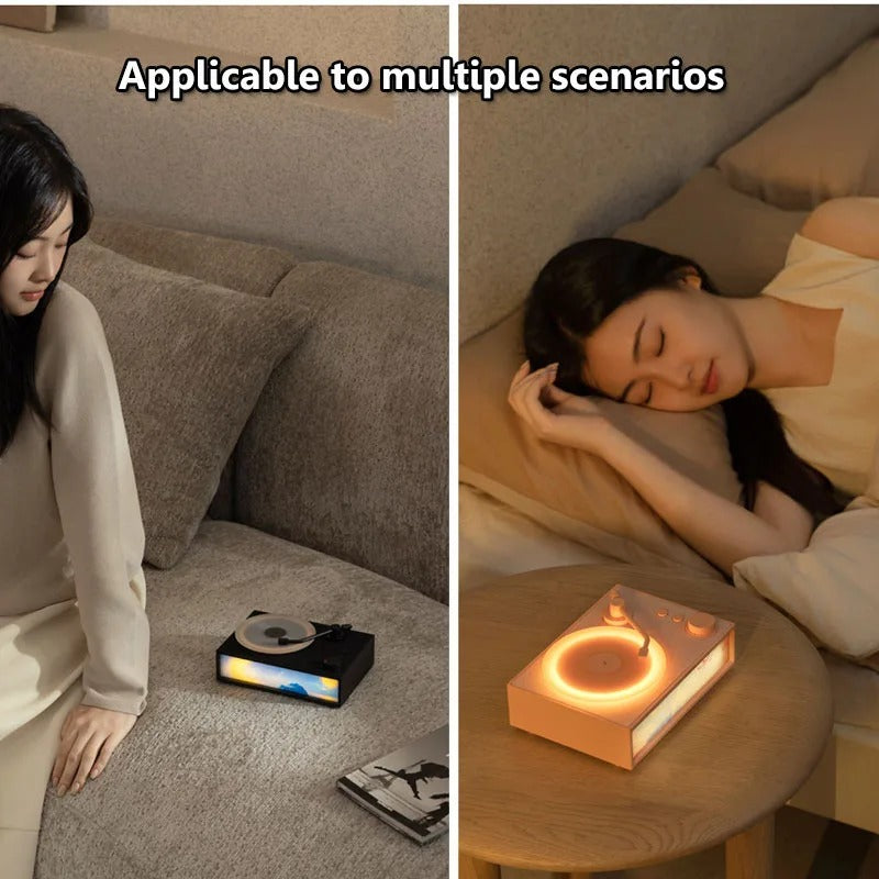 Vintage Design & LED Mood Lighting Wireless Aromatherapy Speaker | Luvikno