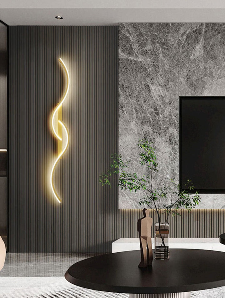 Luvikno | Moderne LED Vegglampe – Kunstnerisk Kombinasjon av Former