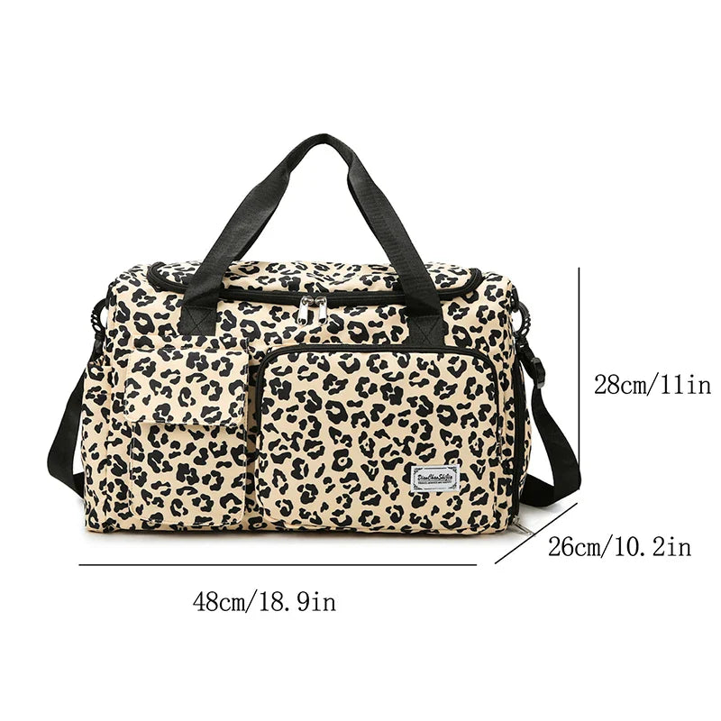 Luvikno | Trevaro GoBag | Reise bag laget av Oxford stoff | 48×26×28 cm | Stilig & Robust for hverdag & reise