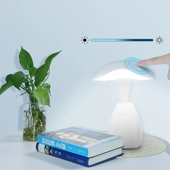 LED Touch Nattlampe – Moderne Dimbar Bordlampe for Soverom og Kontor | Luvikno