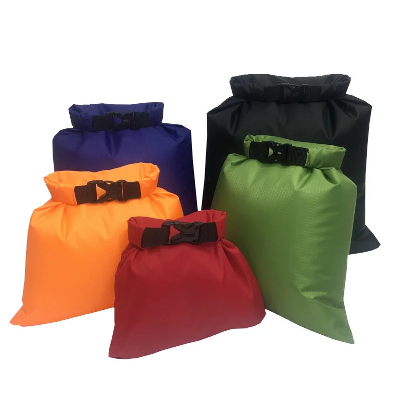 Luvikno | Sealon Dry Bag Set | Vanntett og sandbestandig 5-delt sett for reise og utendørs eventyr
