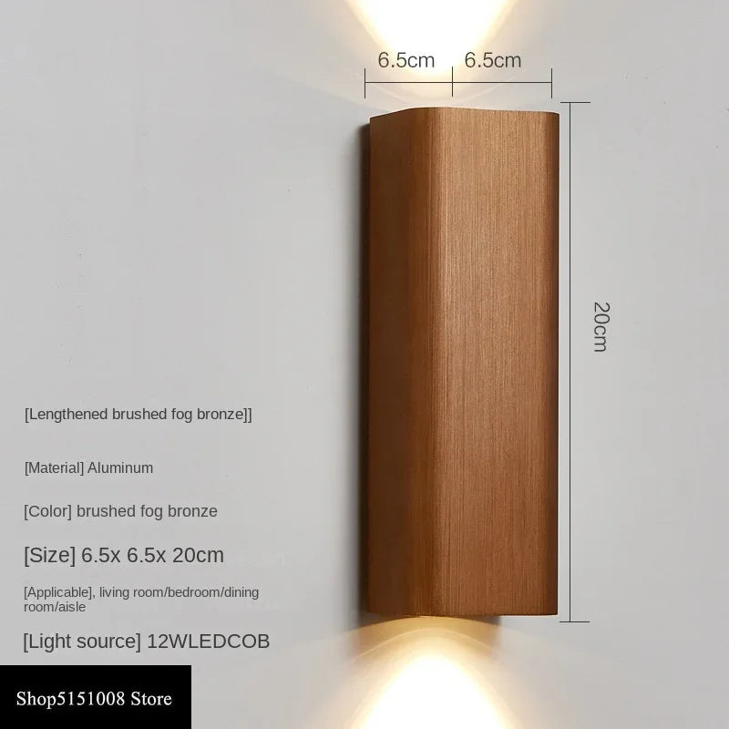 LumiGlow - Stillegående LED Vegglampe med Varme og Kjølige Lys | Luvikno