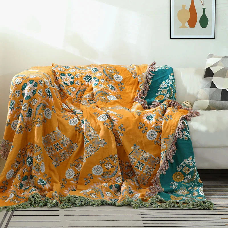 Luvikno | Boho Luxe Bomullstepp - Eleganse og Komfort for Ditt Interiør