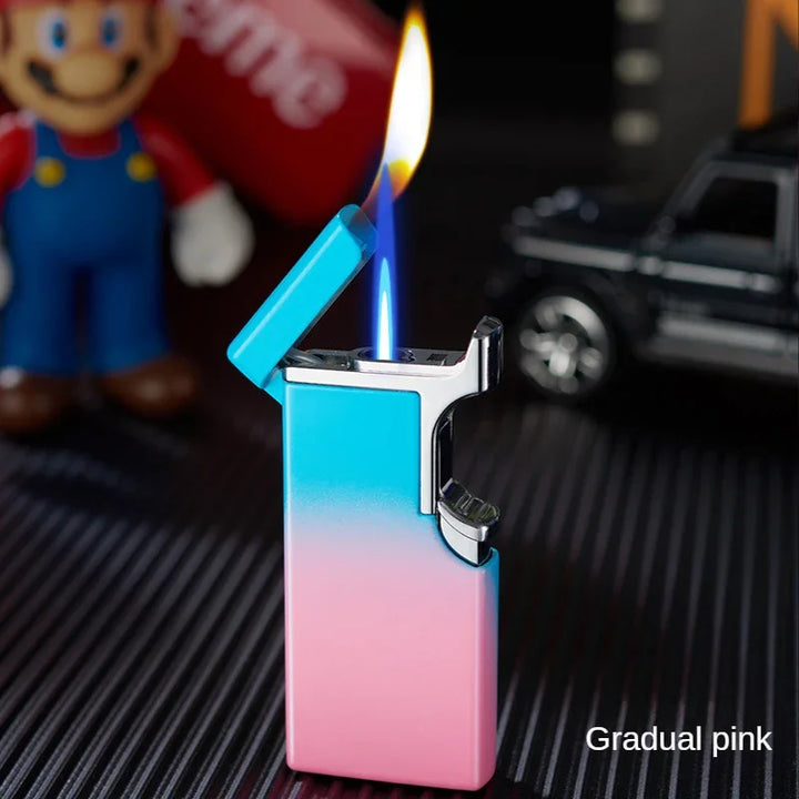 Metal Double Fire Jet Butane Lighter | Luvikno