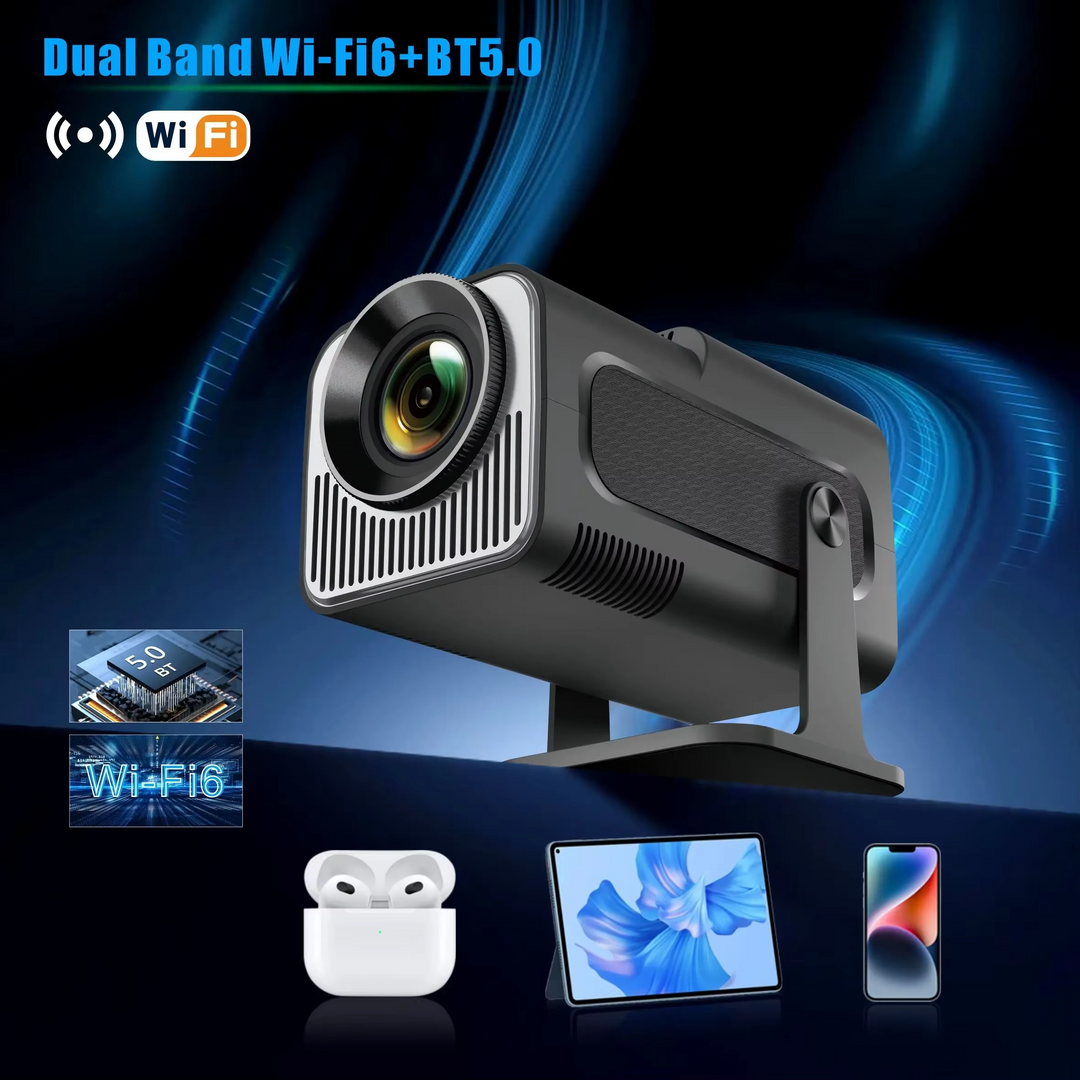 Kompakt 4K Android Mini Projektor med WiFi & Bluetooth Luvikno