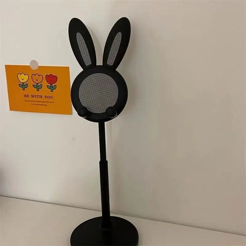 Luvikno | HoppelStand Handy Holder | Høydejusterbar og Tilbøyelig | Søtt Kanin Design | For Telefon og Nettbrett