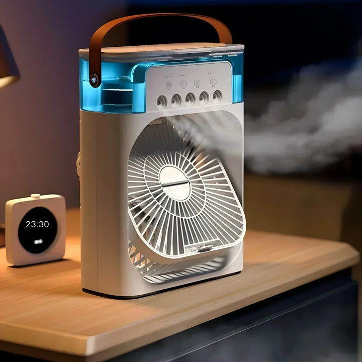 BreezeMaster 3-i-1 Klimaanlegg Vifte med LED Farger Luvikno