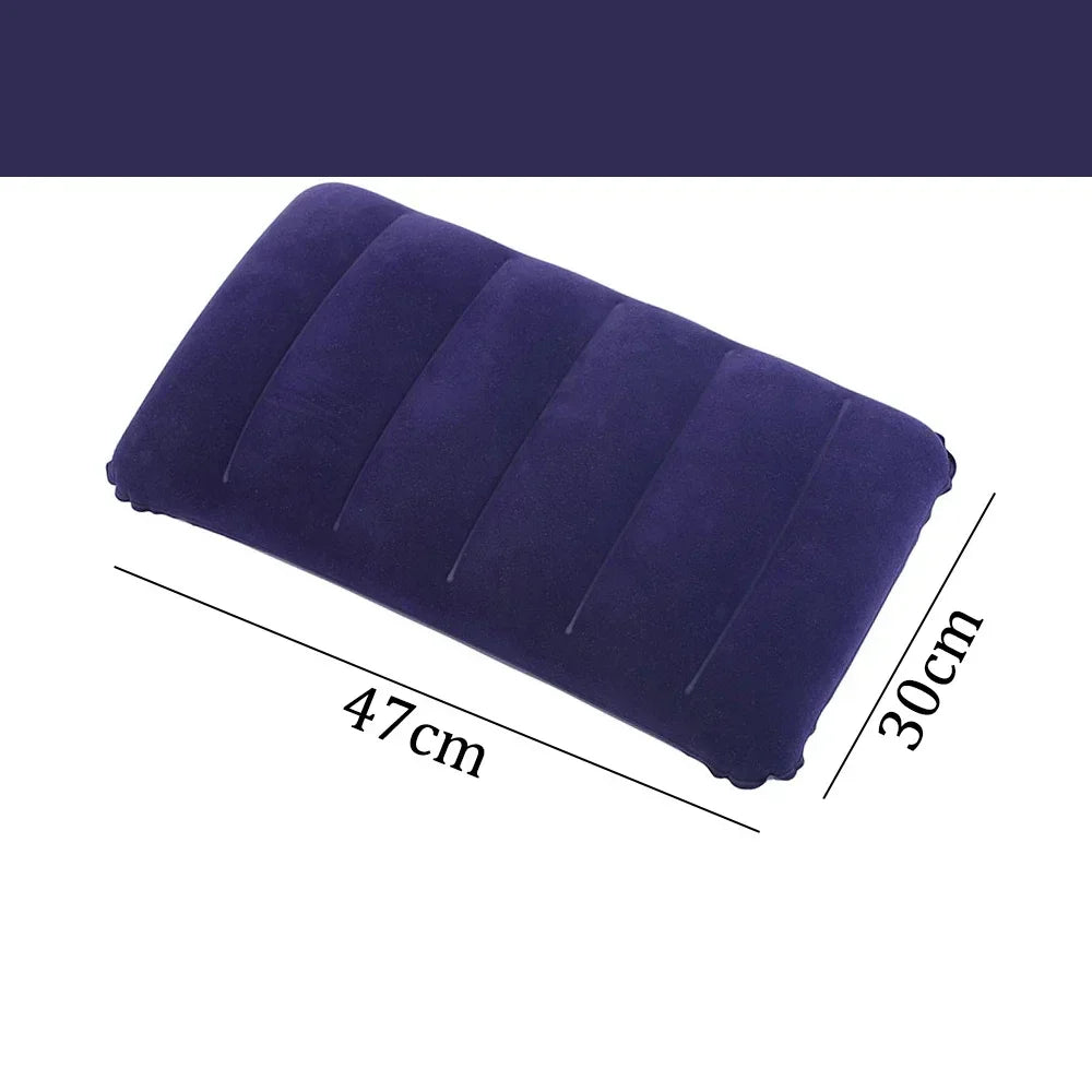 Luvikno | Oppblåsbar Reisepute 47x30 cm | Sammenleggbar & Lettvekts | AirNest Utendørs Luftpute for Camping & Luftreise