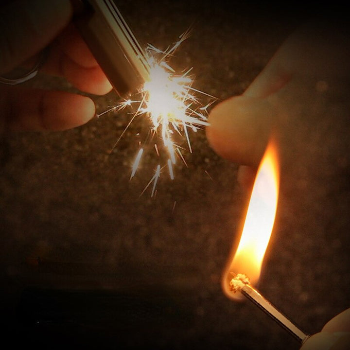 Easy Survivor Vanntett Kerosene Nøkkelring Lighter | Luvikno