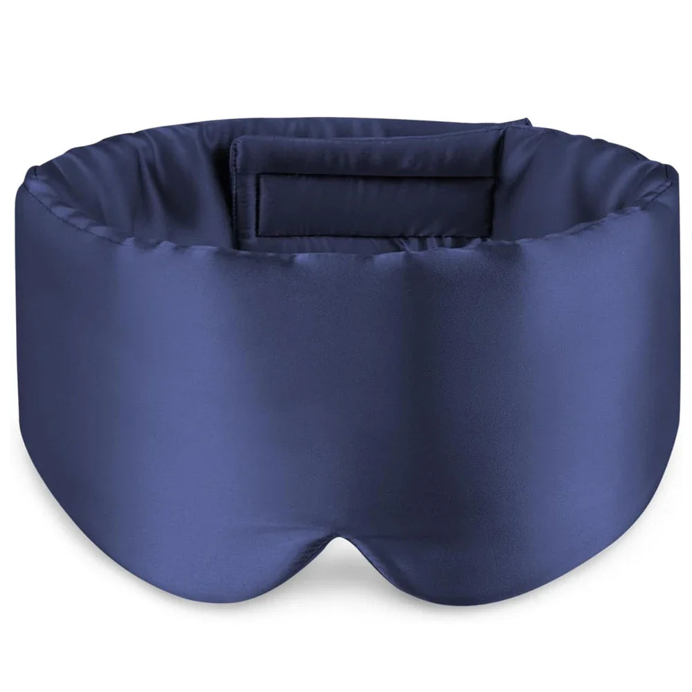 Luvikno | Silana DreamSil Søvnmaske laget av 100% Mulberry Silke | Lysblokkerende & Polstret | Supermyk & Pustende | For Reising, Søvn & Avslapning