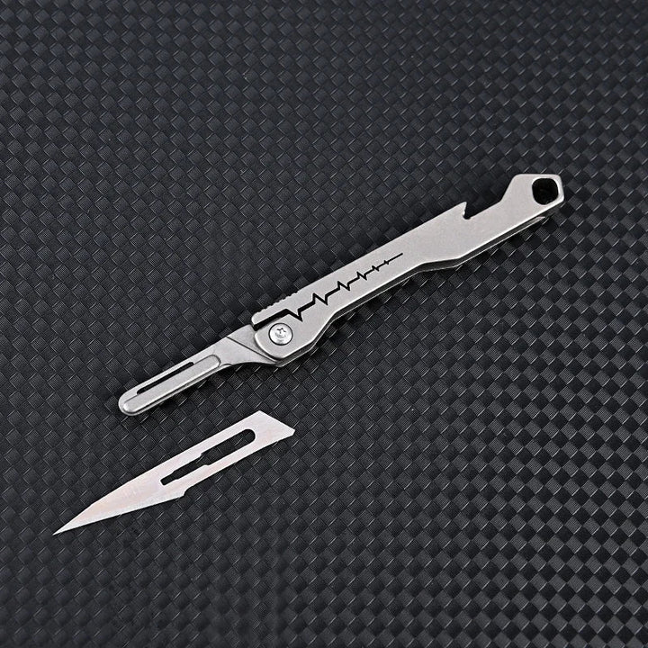 Titanium All-Purpose Foldable Sharp Cutter Knife | Luvikno