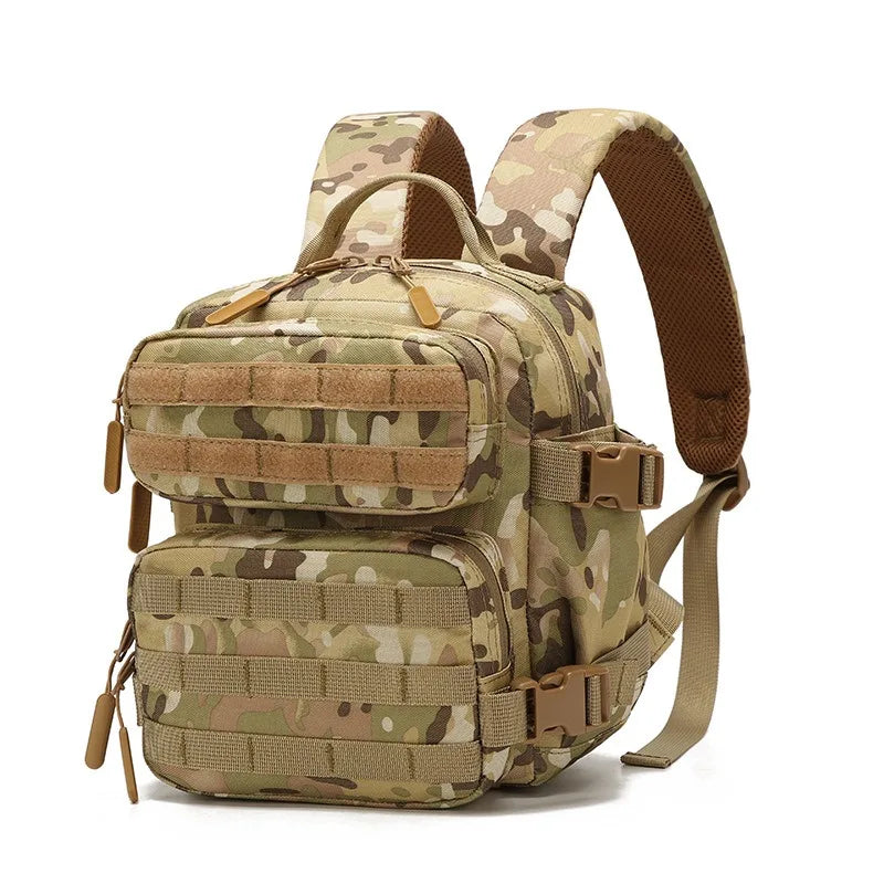 Luvikno | Tactivo Mini-Ryggsekk 9L | MOLLE-Utendørs Ryggsekk | Kompakt & Holdbar | For Fotturer, Camping & EDC