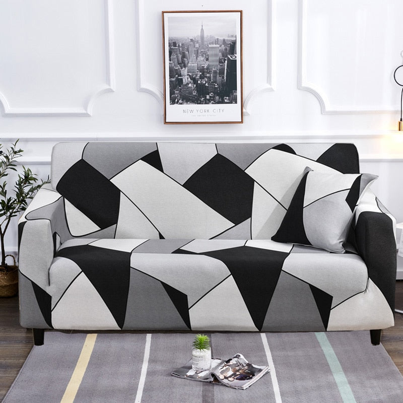 Moderne Antiskli Fargerik Elastisk Sofatrekk | Luvikno