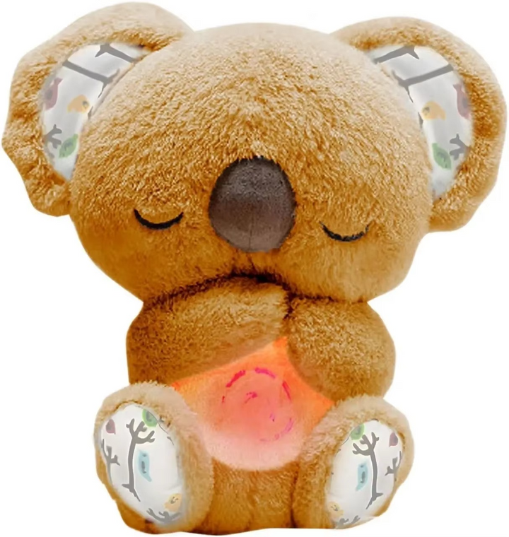 Koseklump Koala Plush Søvnkamerat med Mild Glød og Beroligende Lyder Luvikno