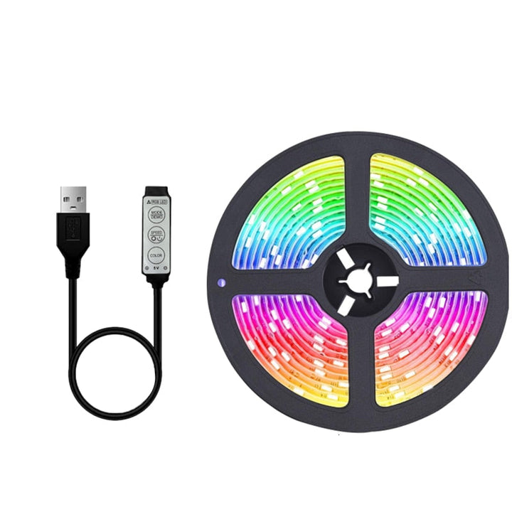Luvikno | 1M-20M RGB LED Lysstripe 5V LED