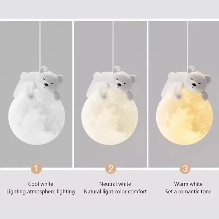 MoonGlow Light - Stilfulle LED Vegglampe for Rom Luvikno
