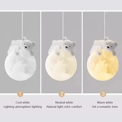 MoonGlow Light - Stilfulle LED Vegglampe for Rom Luvikno
