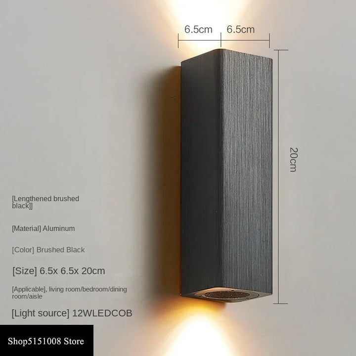 LumiGlow - Stillegående LED Vegglampe med Varme og Kjølige Lys | Luvikno