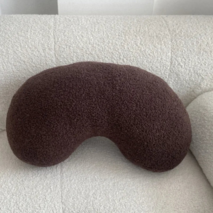 Nordic Bouclé Abstrakt Putefor – Minimalistisk Plysjpute | Luvikno