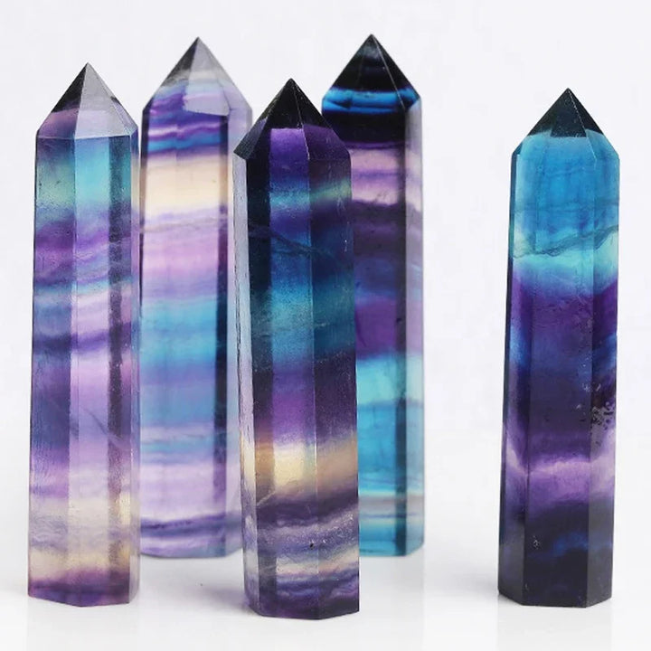 Luvikno | Krystall Obelisk Elaria | Naturlig Stein Healende Stein | For Meditasjon & Reiki | 4–8 cm