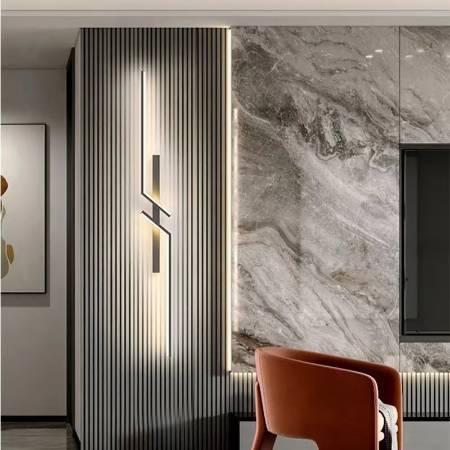 Elegant LED Strip Vegglampe for Moderne Hjemmedesign Luvikno