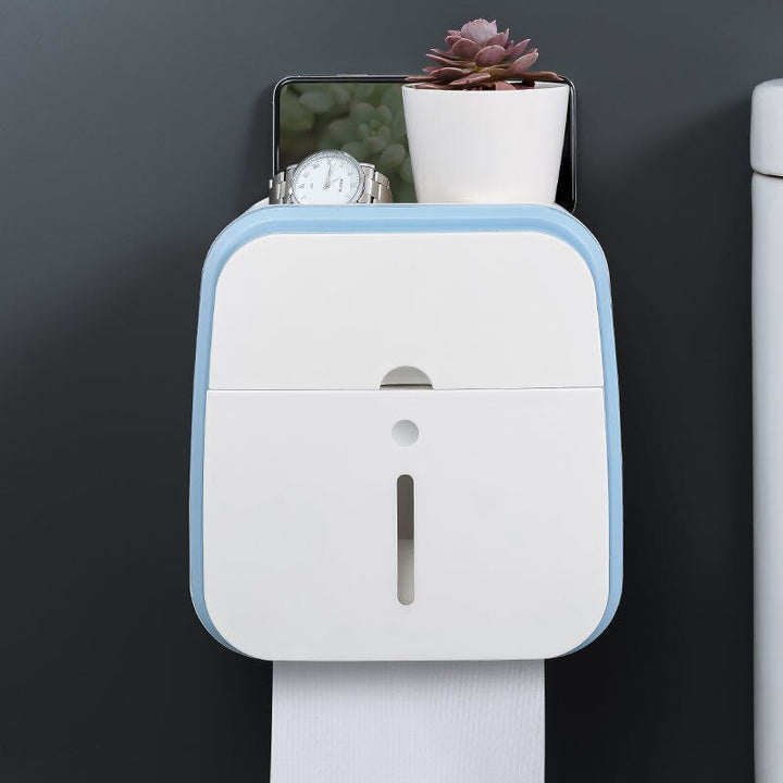 Vegghengt baderomsorganisator Tissue Box Holder | Luvikno