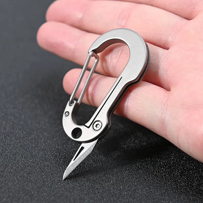Titanium Alloy EDC Multi-Tool Nøkkelring Kniv | Luvikno
