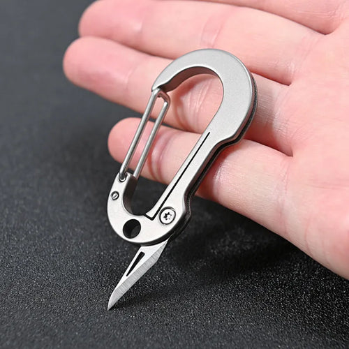 Titanium Alloy EDC Multi-Tool Nøkkelring Kniv | Luvikno