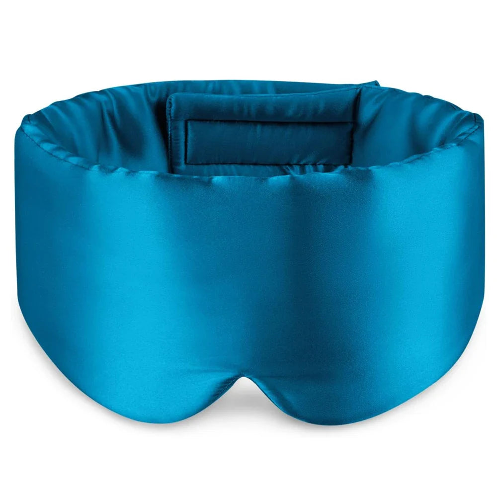 Luvikno | Silana DreamSil Søvnmaske laget av 100% Mulberry Silke | Lysblokkerende & Polstret | Supermyk & Pustende | For Reising, Søvn & Avslapning
