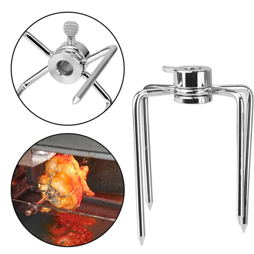Luvikno | BBQ Kjøttgafler GrillMaster Pro | 2-delt sett | Rustfritt stål | For rotisseri & kullgrill