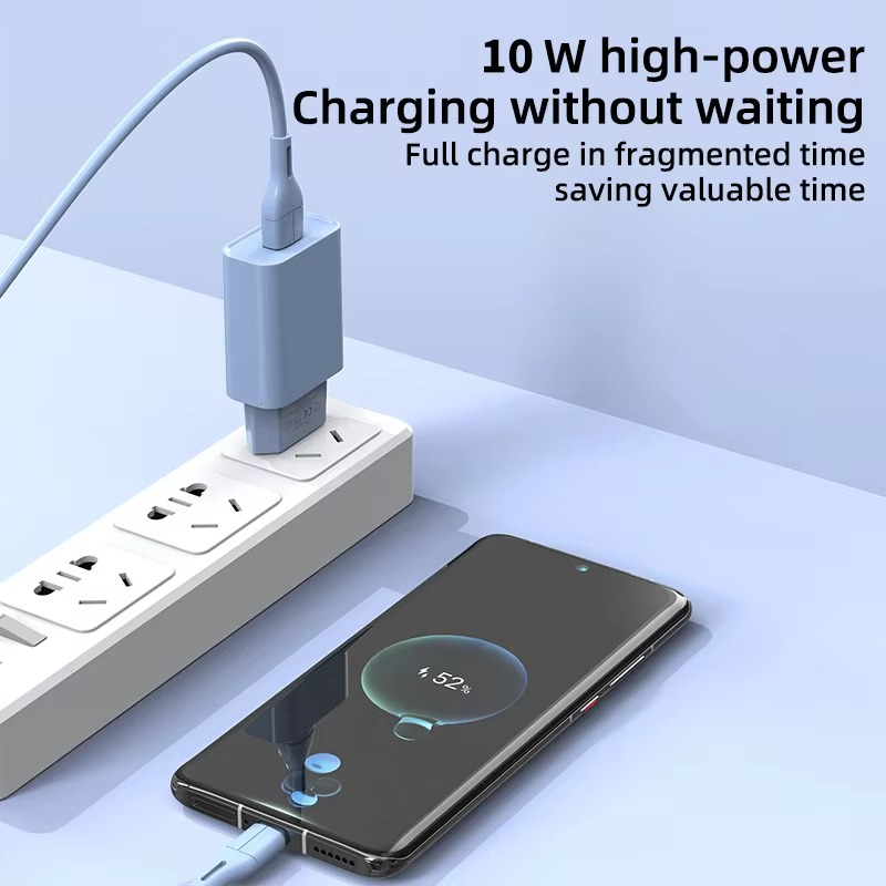 10W USB Vegglader 5V 2A Strømadapter for Rask Mobiltelefonlading Luvikno