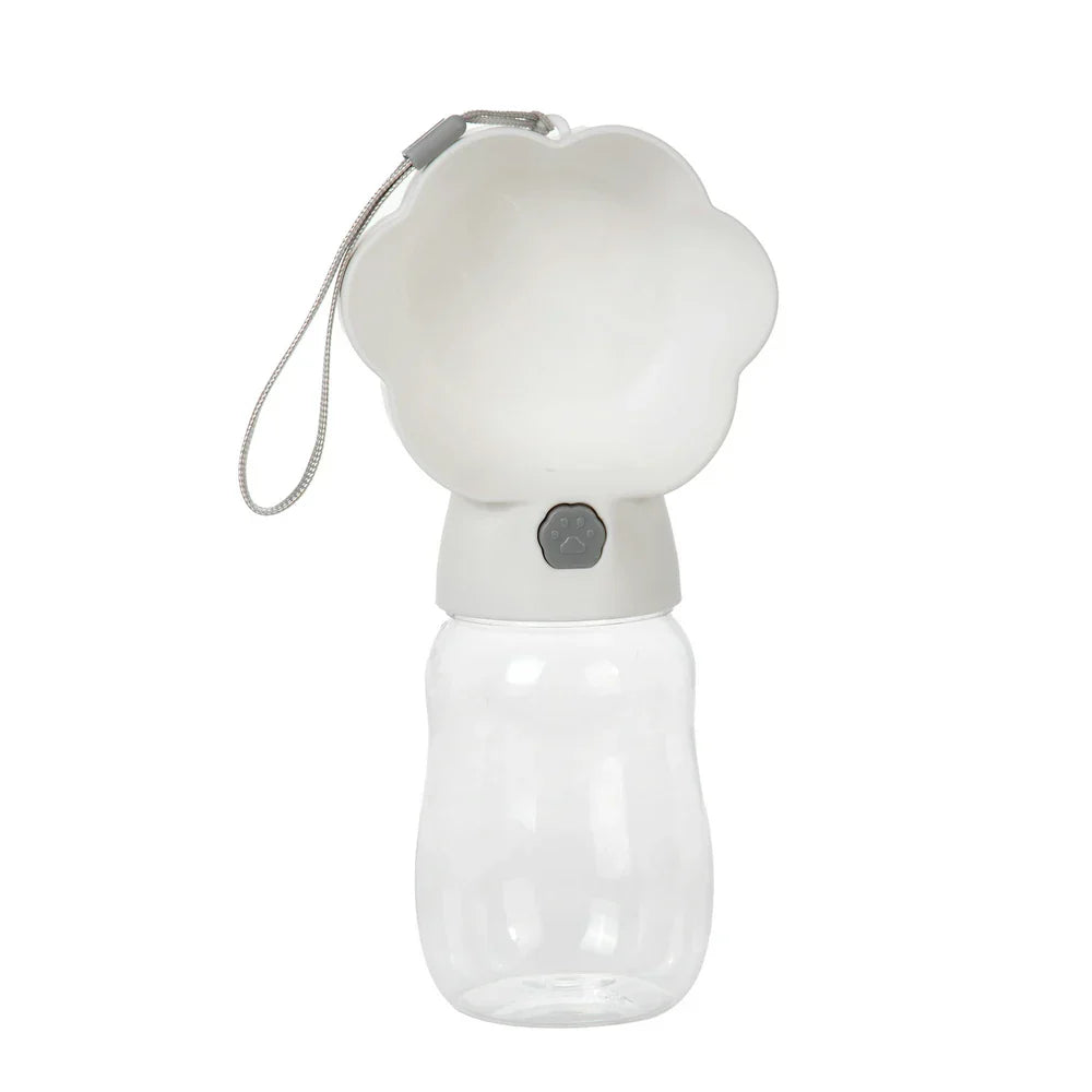 Luvikno | Droppa DuoBottle Drikkeflaske | 2-i-1 Vann- & Matdispenser for Hunder & Katter | Lekkesikker & Bærbar | 380 ml / 530 ml