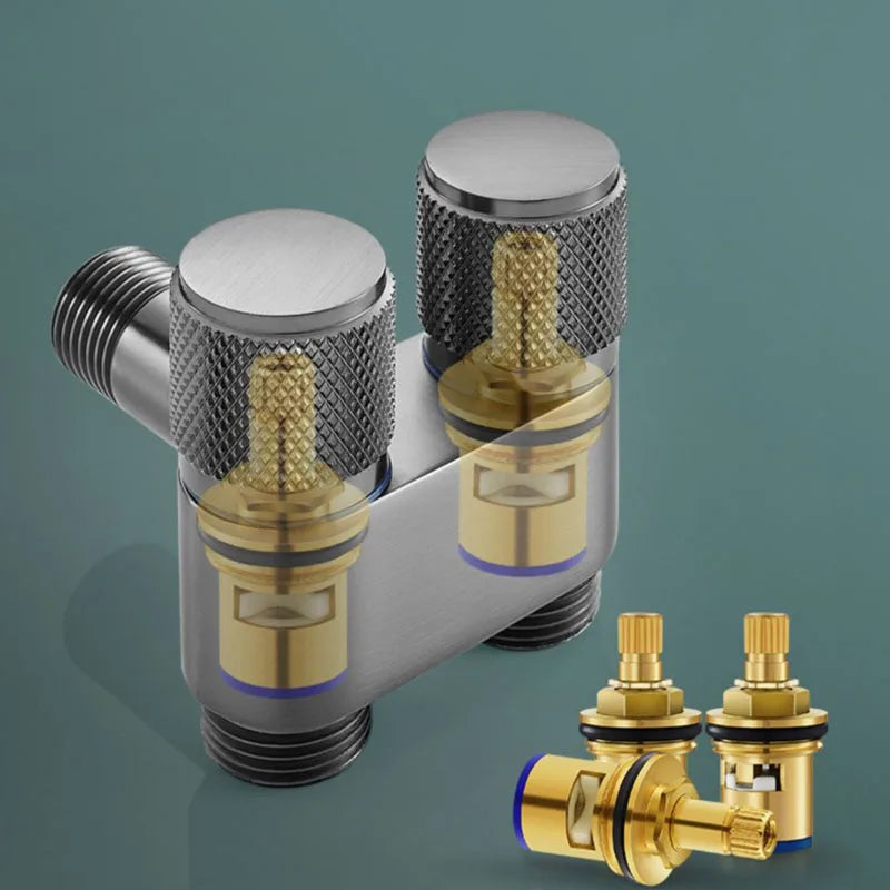 Dual Flow Pro – 2-i-1 Vegghane for toalett og vaskemaskin Luvikno