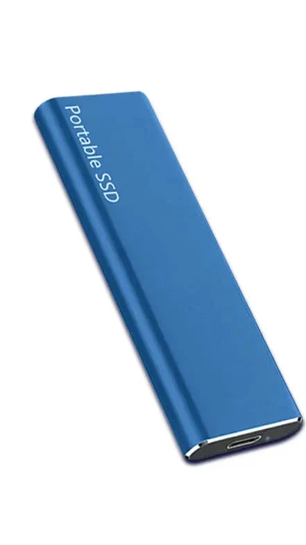 Luvikno | Ultra Tynn 4 TB Ekstern Harddisk – Bærbar USB-C Lagringsløsning for Rask Filoverføring og Holdbarhet
