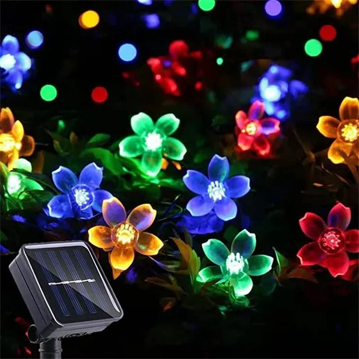 Luvikno | LumiSola Solstrenger Lyskilder | 20–100 LED-er | Varme Hvit, Hvit eller RGB | 8 Moduser | For Hage & Balkong | 5–12m
