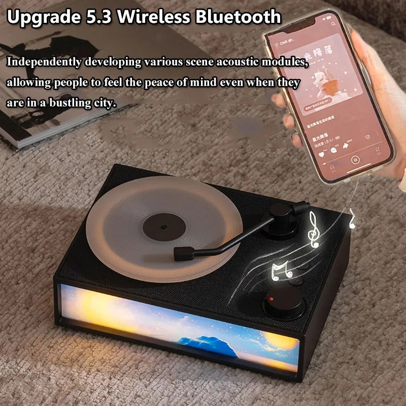 Vintage Design & LED Mood Lighting Wireless Aromatherapy Speaker | Luvikno