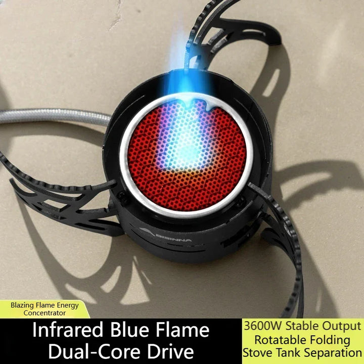 Dual-Core Blue Flame Utendørs Matlagingovn | Luvikno