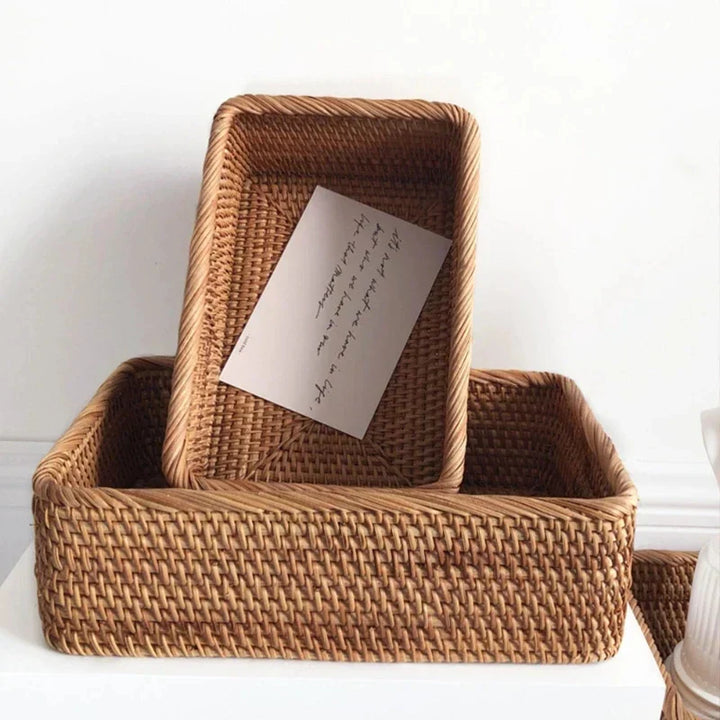 Luvikno | Håndvevd Rattan Pilkurv for Oppbevaring