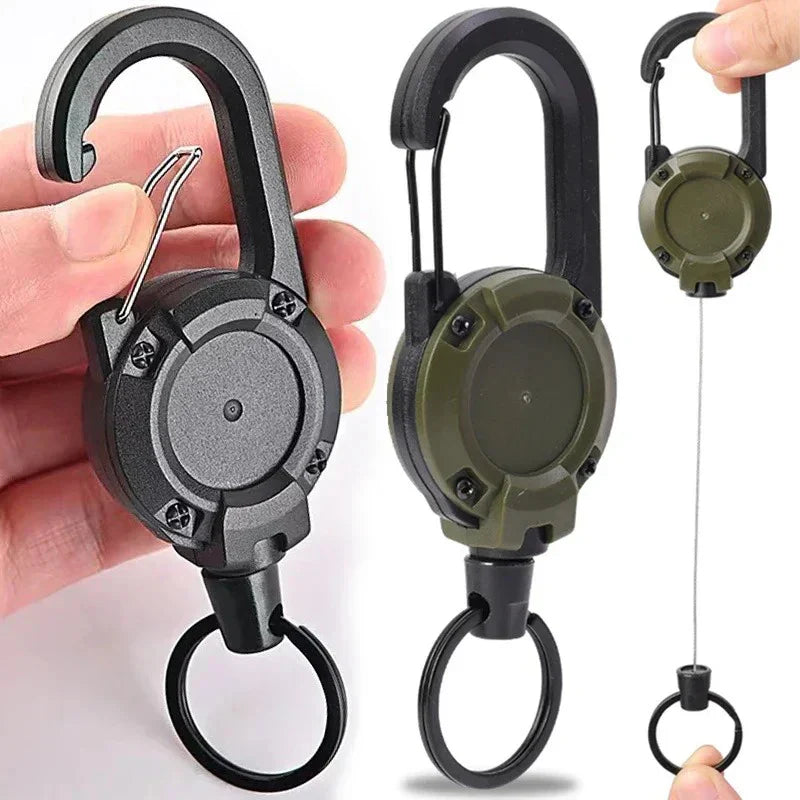 Trail Lock Anti-Lost Retractable Carabiner Nøkkelring | Luvikno